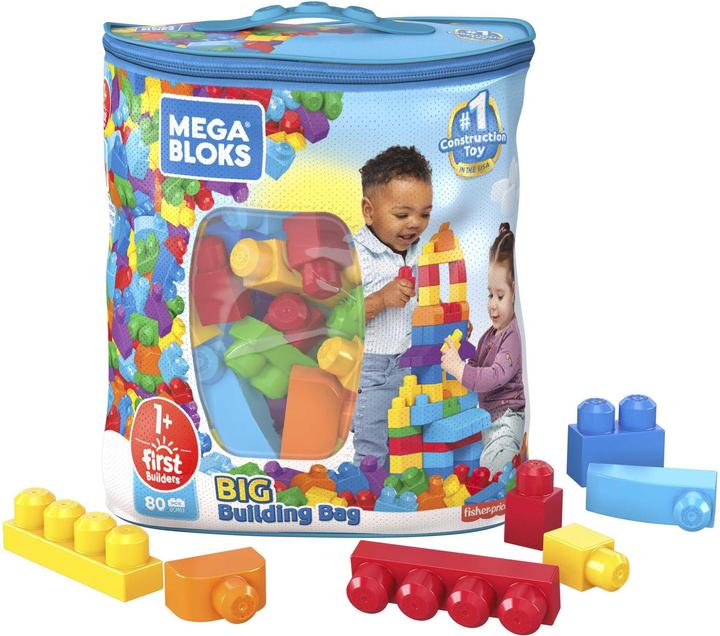Image du produit Mega Bloks Sac 80 BRIQUES - Briques de construction - 12 mois et +