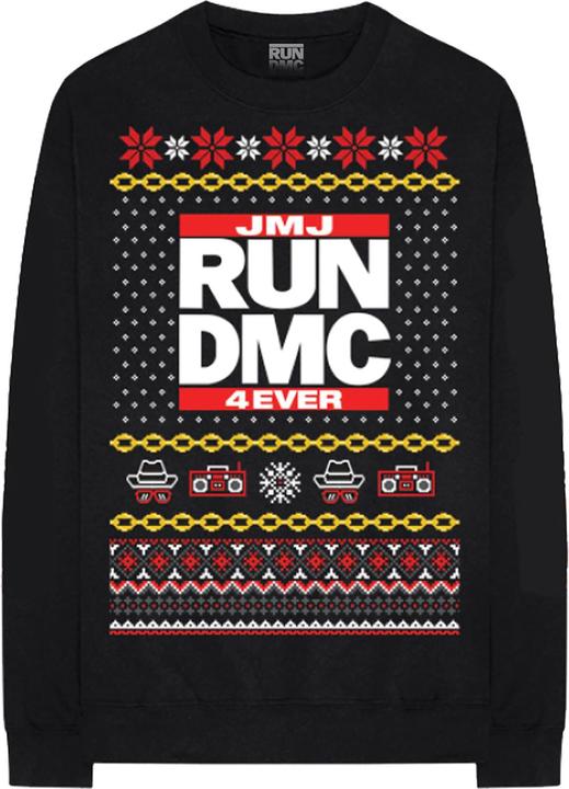Actual product image Run DMC Holiday sweatshirt Christmas design (L)