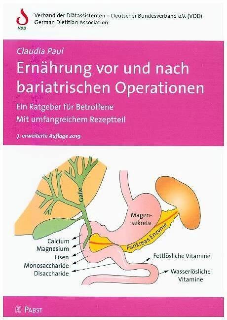 Produktbild Ernährung vor und nach bariatrischen Operationen (Deutsch, Claudia Paul, 2014)