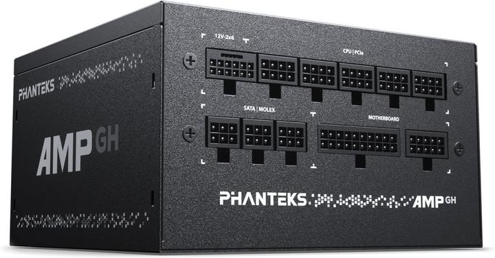 Productafbeelding Phanteks AMP GH 850W 80 PLUS Gold voeding, PCIe 5.1, ATX 3.1 - 850 watt, zwart (850 W)