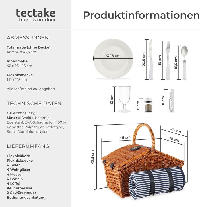 Actual product image tectake Usedom