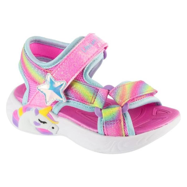 Skechers, Mädchen, Sandalen, Unicorn Dreams Sandale - Verträumte Einhörner Pink, Pink, (23)