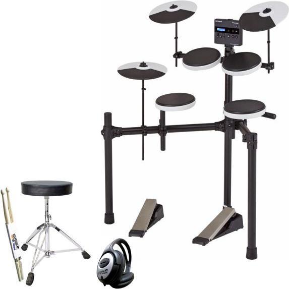 Roland TD-02K E-Drum Schlagzeug mit Zubehör-Set (E-Drum)