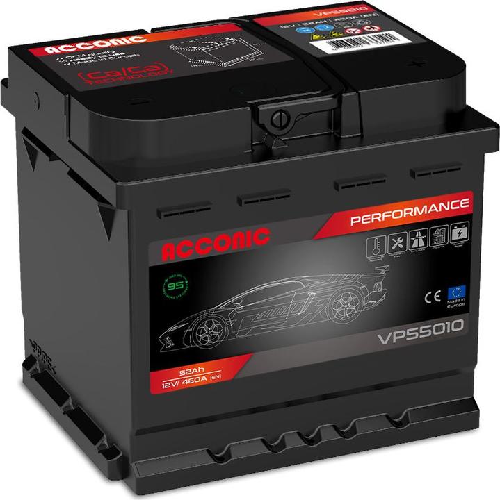 Produktbild Acconic VP55010 Performance 52Ah Autobatterie 552 400 047 (52 Ah)