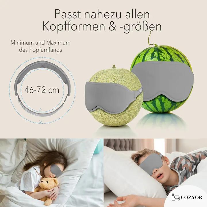 Immagine prodotto Cozyor Maschera per dormire e tappi per le orecchie (Maschera sonno)