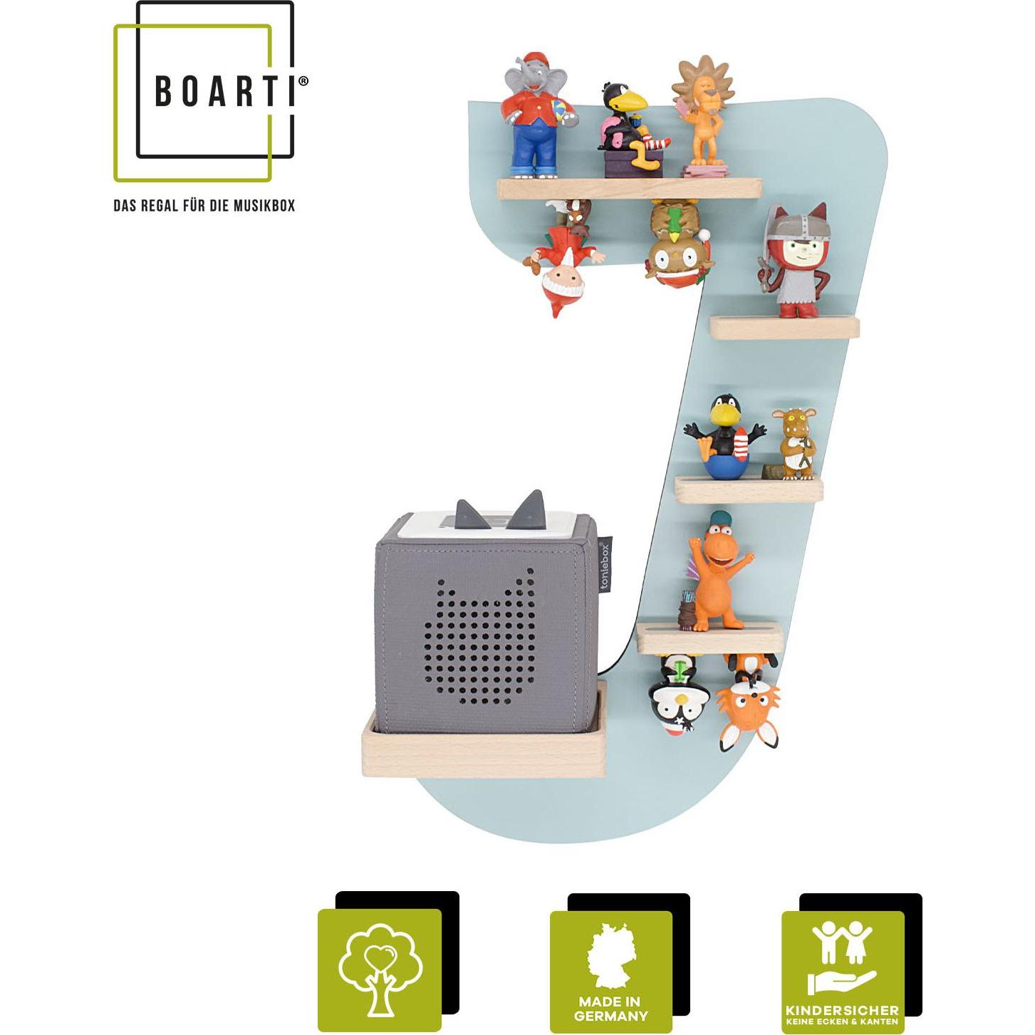 Thumbnail - VCM, Kinderregal, Regal Buchstabe J für Toniebox Tonies