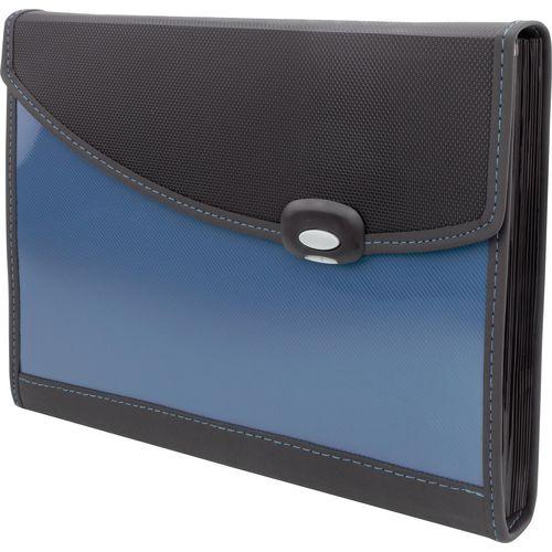 Rapesco, Busta portadocumenti, Cartella Designer, DIN A4+, 7 cartelle, blu (A4)