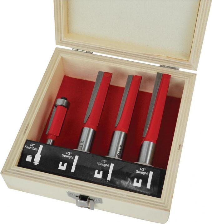 Produktbild Faithfull Router Bit Set Arbeitsplatte Jig 4 Teile