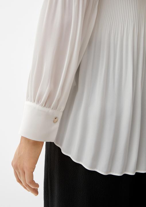 Image du produit S.Oliver Bluse Bluse mit Plissée-Struktur (44)