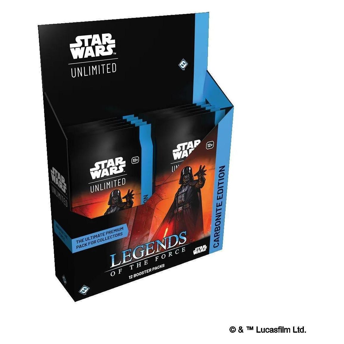 Ffg Star Wars, Unlimited - Legends Of The Force - Carbonite Booster Display -E- (Max.1 Stk P. K.) (Engels, Booster Display)