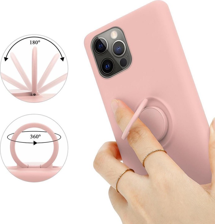 Immagine prodotto Cadorabo Custodia in silicone TPU Liquid Ring Cover (Apple iPhone 13)