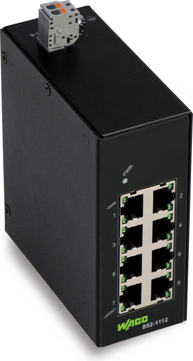 Produktbild Wago Industrial Ethernet Switch ECO Switch, 8 Ports 1000Base T (8 Ports)