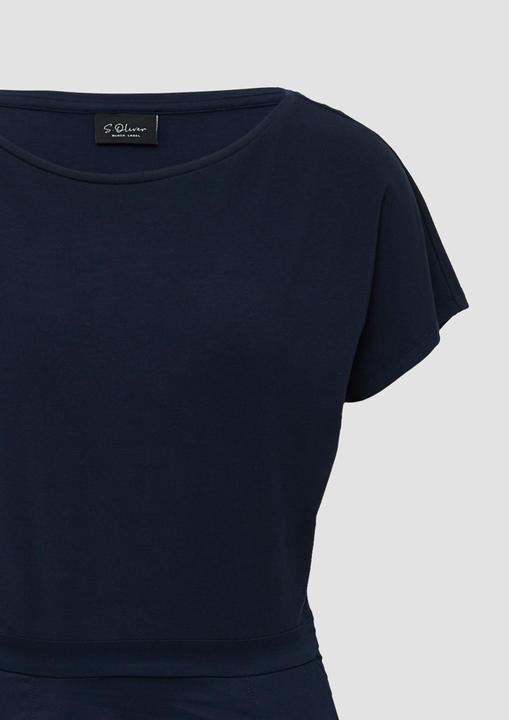 Produktbild S.Oliver Kleid Midikleid im Fabricmix mit Eingrifftaschen (36)