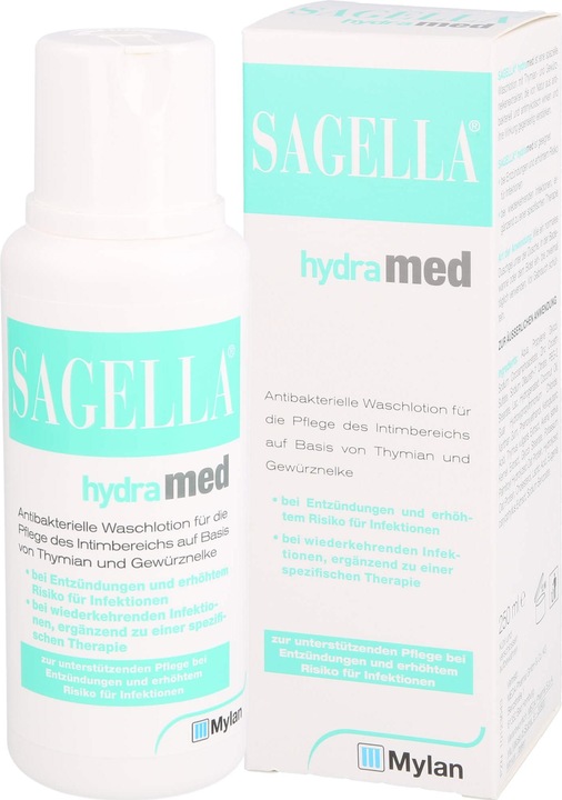 Image du produit Sagella hydramed lotion lavante antibactérienne, 250 ml de lotion (250 ml, Lotion de toilette intime)