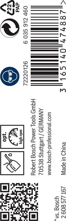 Immagine prodotto Bosch Professional Zubehör Trapano PRO Metal HSS-G, 3,7 x 39 x 70 mm (3,7 mm)