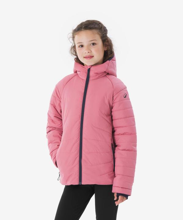Produktbild Quechua Wattierte Jacke Kinder Gr. 122–170 warm Wandern - MH 500 rosa (164)