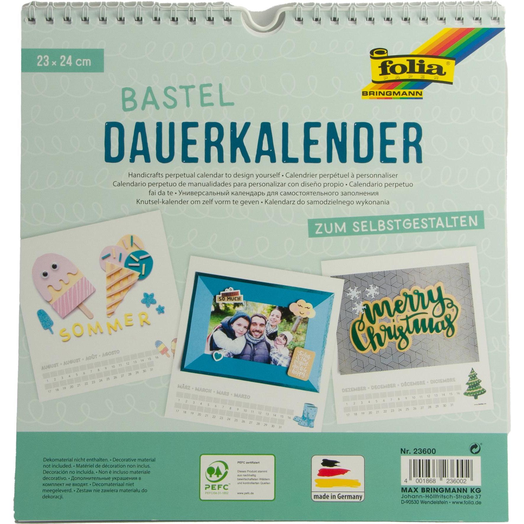 Thumbnail - Folia, Kalender, Dauerkalender weiss (Spezial, Kein Einband, Deutsch)