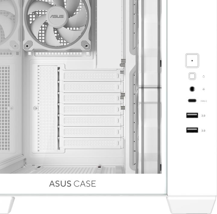 Image du produit ASUS Obudowa A32 PLUS TG ARGB WHITE (ATX, mATX, Mini-ITX)