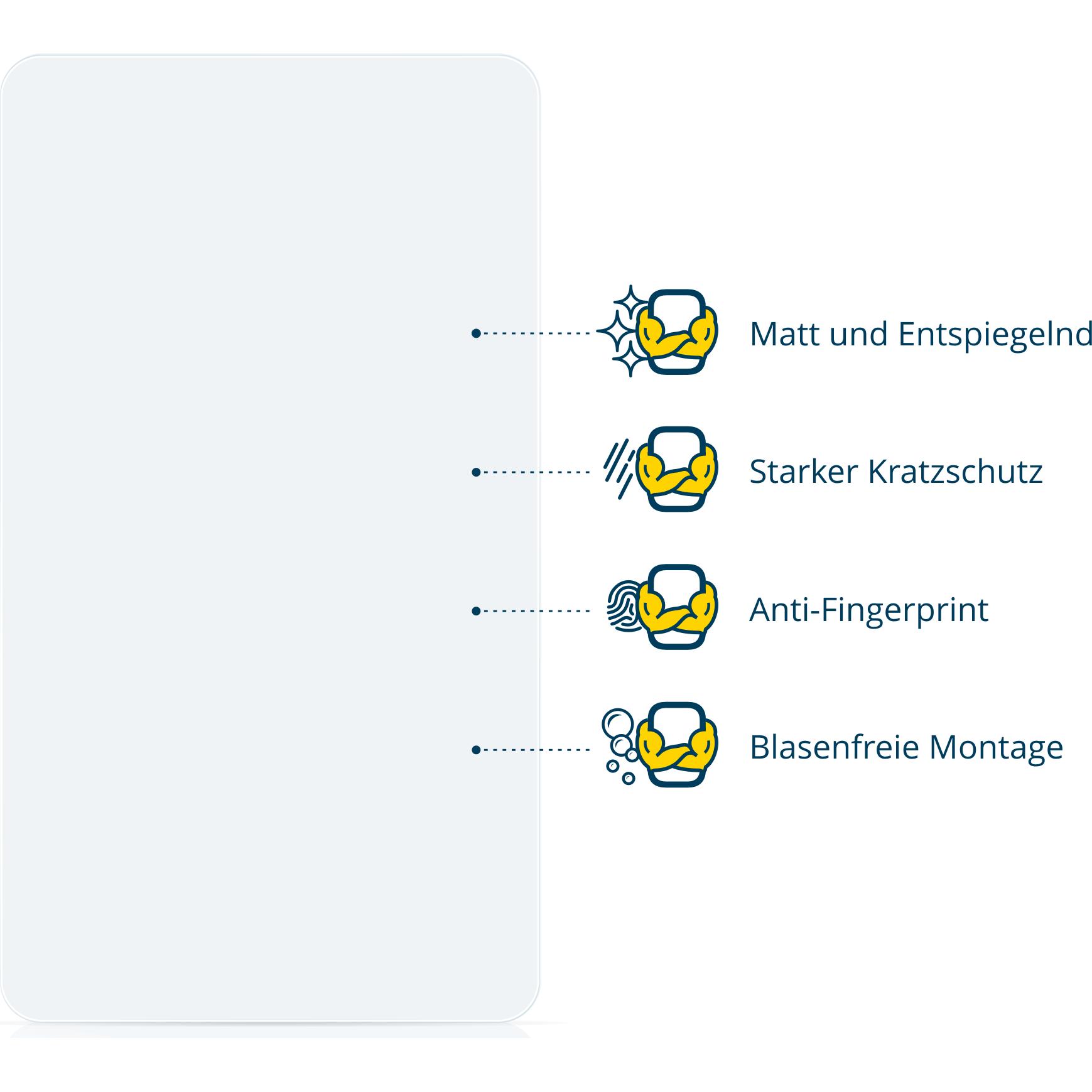 Matte Schutzfolie Für HP EliteBook X360 1030 G2 - Entspiegelt & Kratzfest