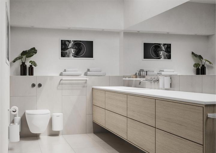 Actual product image Zone Denmark Toothbrush Mug Rim White Matt (15 x 8.5 x 9.5 cm)