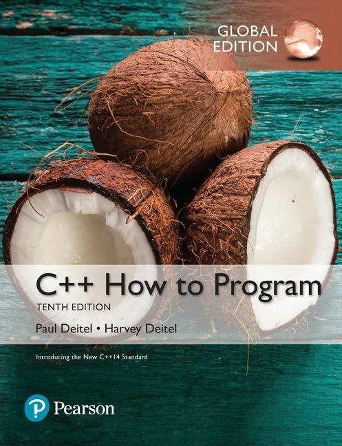 Produktbild C++ How to Program (Early Objects Version), Global Edition (Englisch, Harvey M. Deitel, Paul J. Deitel, 2016)