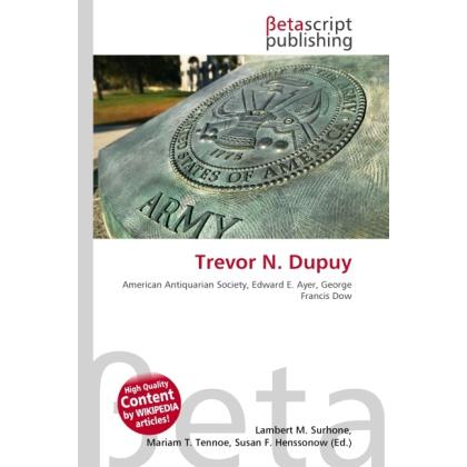 Trevor N. Dupuy, Fachbücher