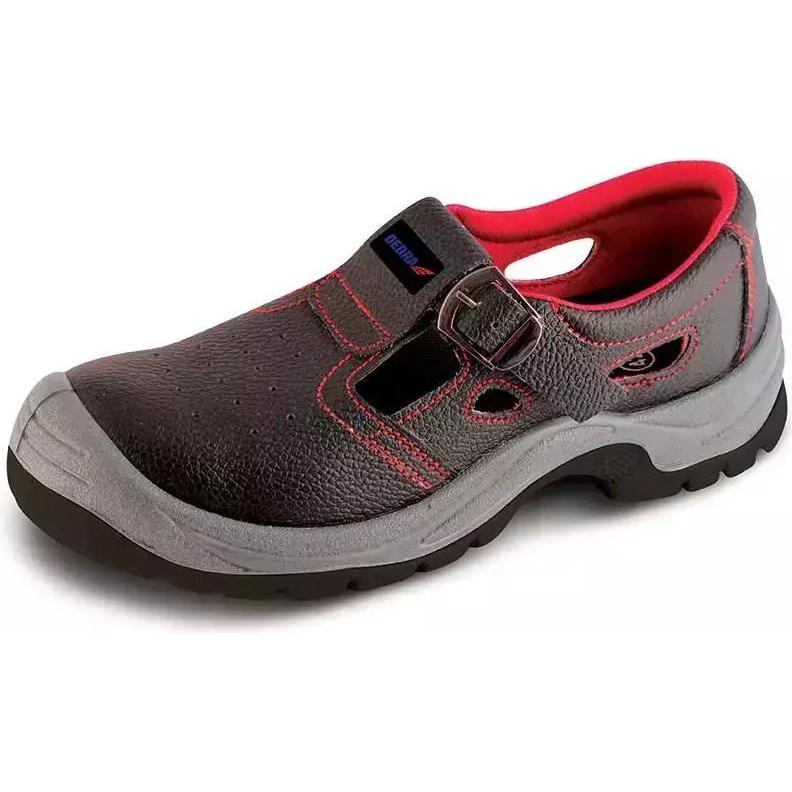Thumbnail - Dedra, Sicherheitsschuhe, Safety leather sandals with steel toe, size 47 (BH9D1-47) (S1, 47)