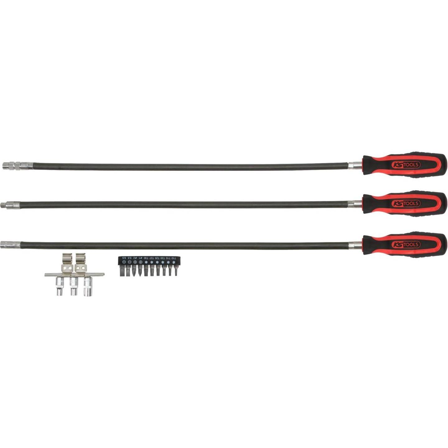 KS Tools, Schraubenzieher, ERGOTORQUE Schraubendreher-Satz. 16-tlg.. XL 911. (Schlitz)
