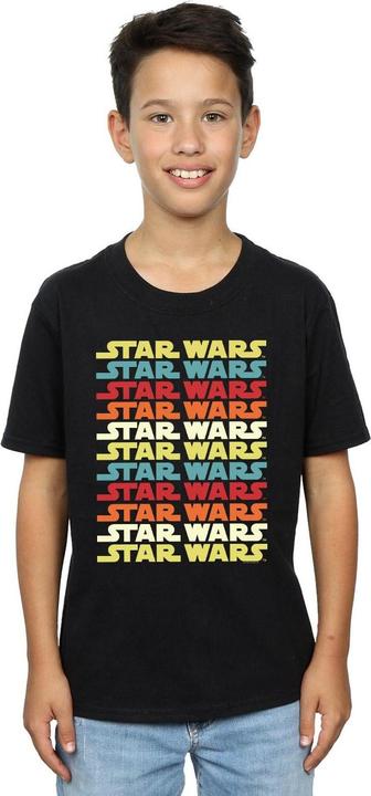 Produktbild Star Wars Retro Repeat Logo TShirt Jungen (128)
