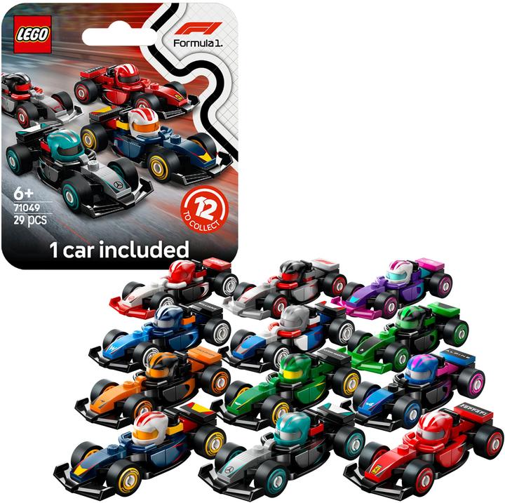 Image du produit LEGO Voitures de course F1 à collectionner (Assortiment) (71049, LEGO Minifigures)