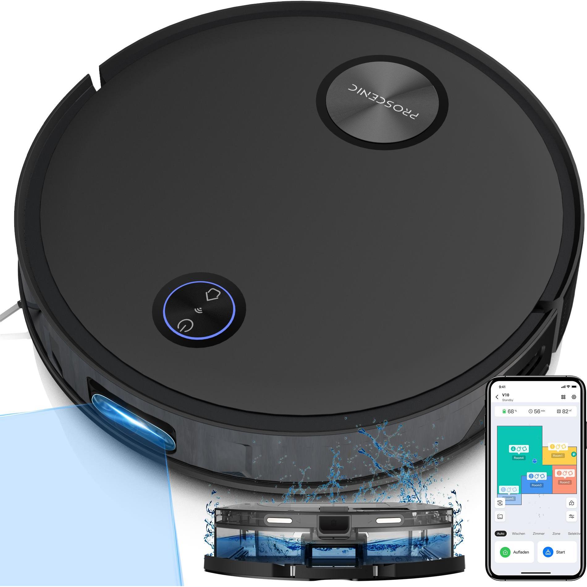 Proscenic Floobot V10, Staubsauger Roboter