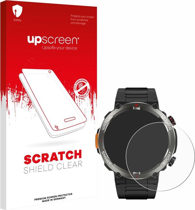 upscreen Schutzfolie für Yxtel W50Pro 1.45" Displayschutz Displayschutzfolie Folie Klar Transparent