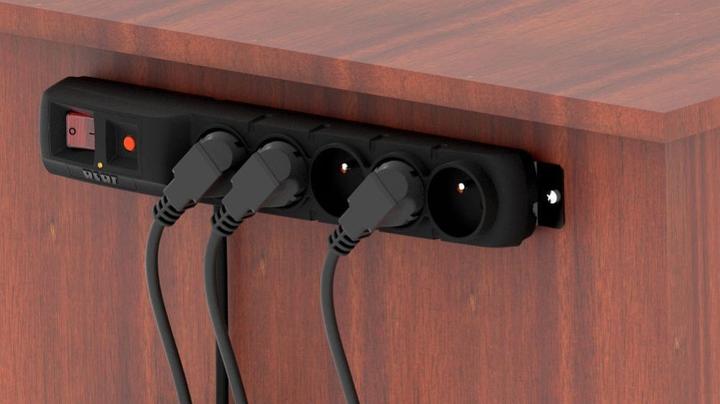 Actual product image Acar F5 Extension Cable 5 AC Outputs Indoor (1.50 m, CEE 7/5)