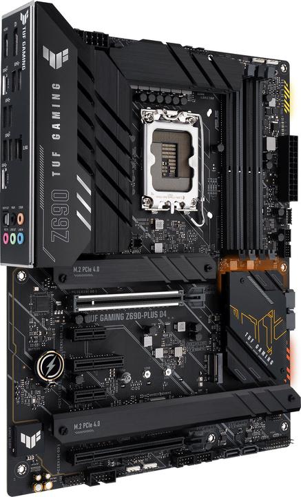 Produktbild ASUS TUF Gaming Z690-Plus D4 (LGA 1700, Intel Z690H, ATX)