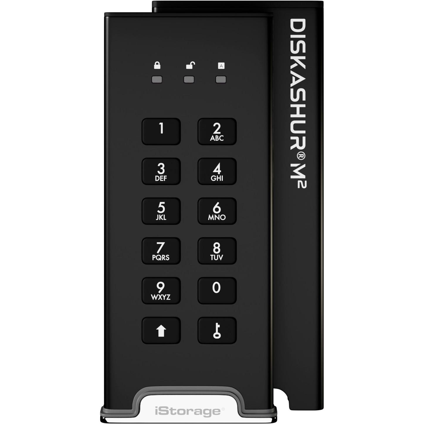 Thumbnail - iStorage diskAshur M² (500 GB), Externe SSD, Schwarz