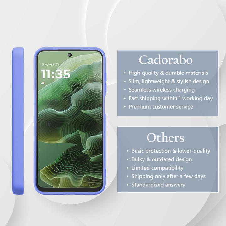 Image du produit Cadorabo Coque pour Motorola Moto G35 TPU Liquid Silicone Case (Motorola Moto G35)