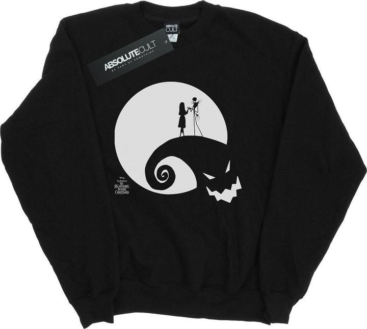 Actual product image Disney Mens Nightmare Before Christmas Moon Oogie Boogie Sweatshirt (3XL)