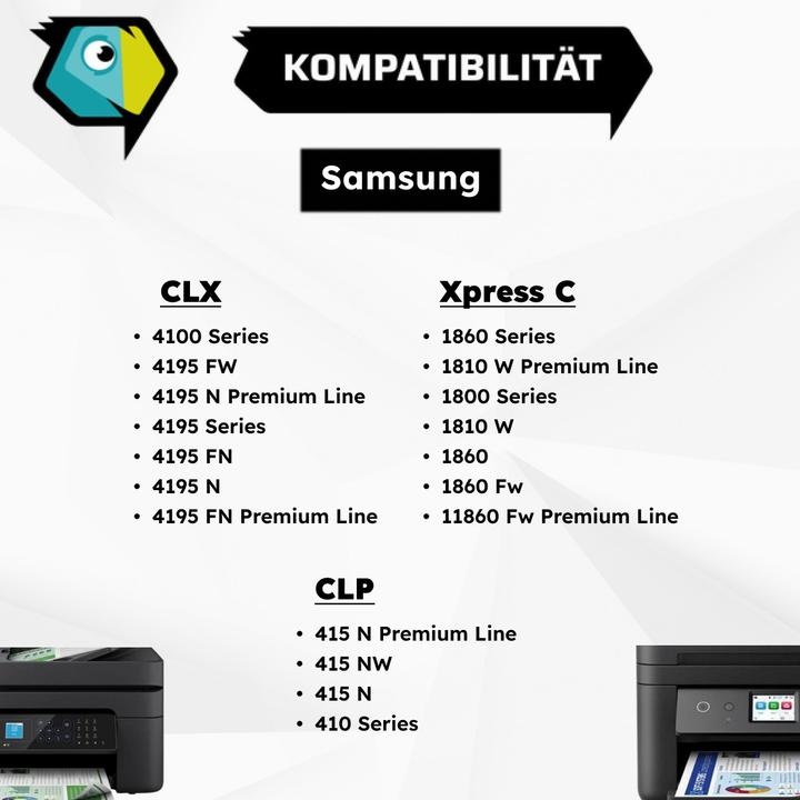 Immagine prodotto Inkadoo Toner Il multipack compatibile con Samsung CLT-P504C/ELS / C504 / SU400A contiene 4 cartucce di (C, FC, M, Y)
