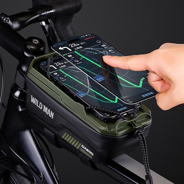 Produktbild Wildman Etui/sakwa na ramę roweru GX200 uchwyt rowerowy zielona/green