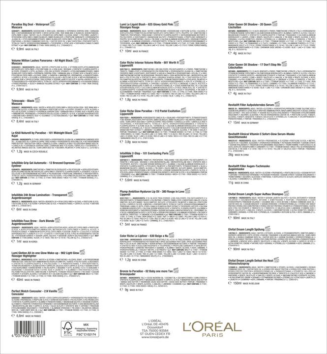 Produktbild L'Oréal Paris 24 Beauty-Highlights für eine luxuriöse Weihnachtszeit