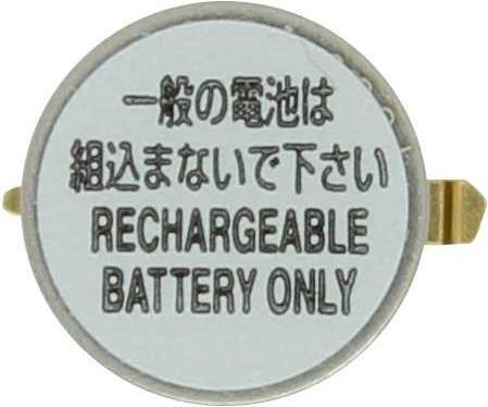 Actual product image Panasonic Seiko capacitor 3029-109, 3023-24P, 302324P, MT920 suitable for Seiko calibre 5Y75-1A30 - 5 mAh (1 pcs., 5 mAh)