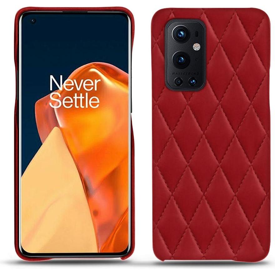 Noreve Lederschutzhülle (OnePlus 9 Pro), Smartphone Hülle, Rot