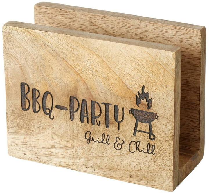 Boltze Home Boltze Serviettenhalter BBQ, Braun, Produkttyp: Serviettenhalter (1 x)