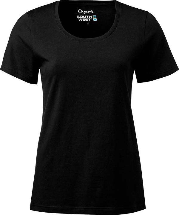 Immagine prodotto Top Swede South West - T-shirt Nora, donna, nero, M 95% cotone organico, 5% elastan (M)