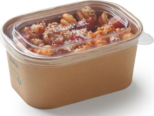 Immagine prodotto Biopak Insalatiera Brick Box Medium 1000 ml, marrone, 50 pezzi (50 x)