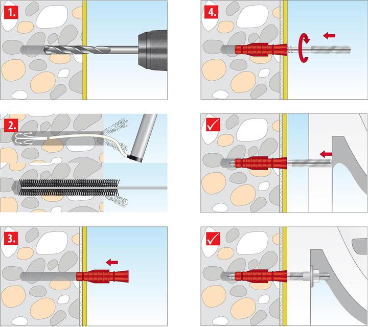 Produktbild Tox Stockschraube Boltix M8x100 mm (100 Stk.)