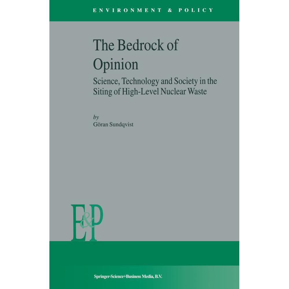 The Bedrock of Opinion, Fachbücher von G. Sundqvist