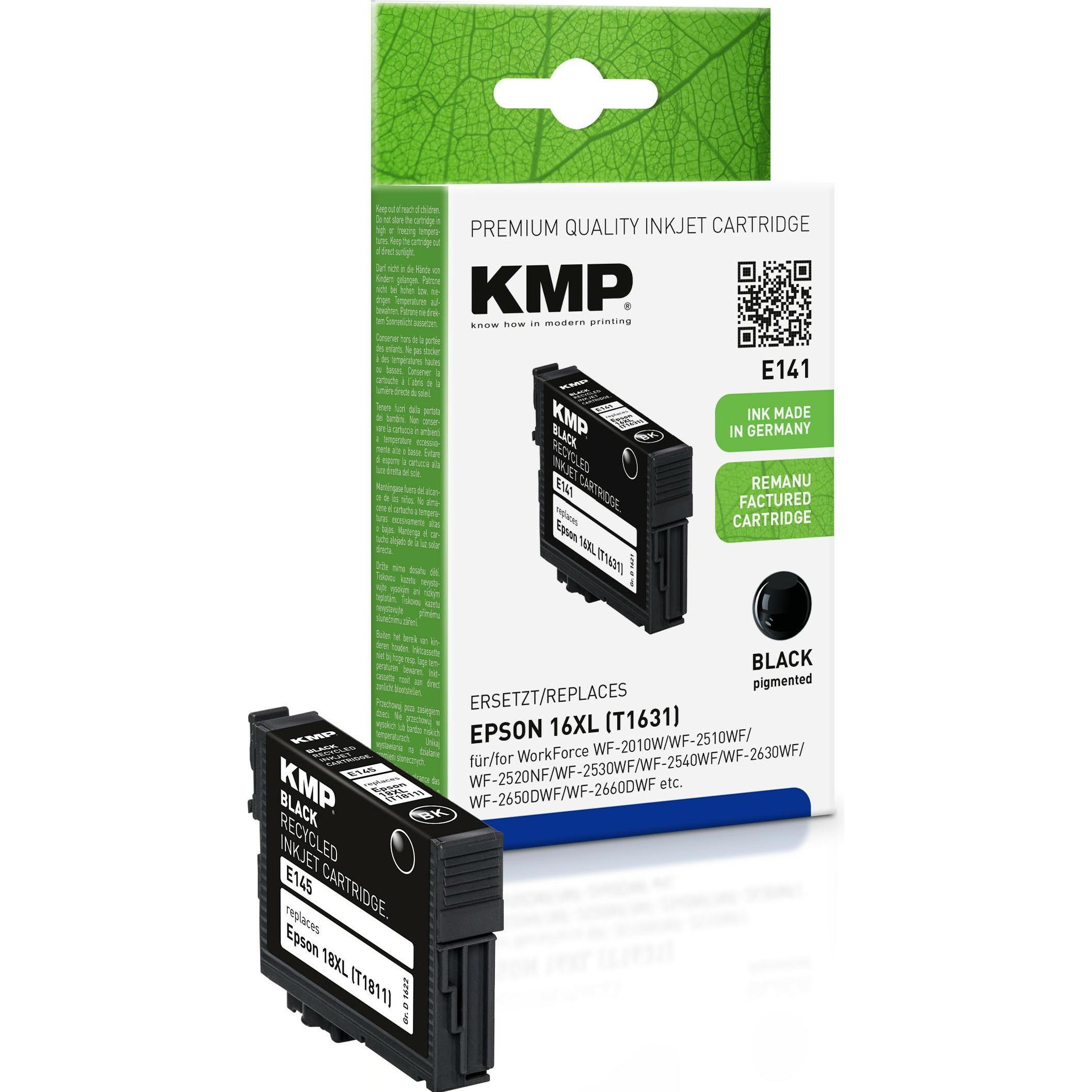 KMP, Druckerpatrone, E145 (BK)