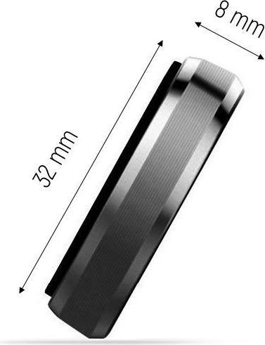 Actual product image Wozinsky Self-adhesive Magnetic Car Dashboard Mount Black (WMH-02)