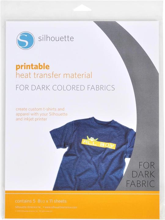 Silhouette Pellicola Iron-on per tessuti scuri